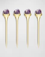Image 1 of 2: ANNA New York Amethyst Hospitality Cocktail Picks