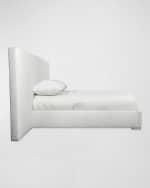 Image 4 of 5: Bernhardt Solaria Extended Panel Upholstered King Bed