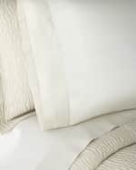 Image 2 of 2: Sferra Larro Sateen King Fitted Sheet