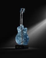 Image 3 of 8: Kosta Boda "Elvis Presley: Follow That Dream" Limited Edition Crystal Guitar by Kjell Engman