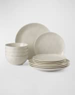 Image 1 of 2: Lenox Bay Colors 12-Piece Dinnerware Set 