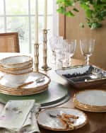 Image 2 of 3: Beatriz Ball VIDA Bamboo 9" Salad Plates, Set of 4 (White and Natural)