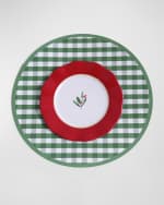 Image 3 of 3: Beatriz Ball VIDA Holly 9" Salad Plates, Set of 4 (Red and White)