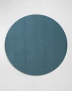 Image 2 of 3: Beatriz Ball VIDA Croc-Embossed Round Placemats, Set of 4 