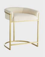 Image 2 of 3: Arteriors Calvin Counter Stool 25”