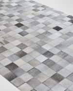 Image 3 of 4: Croswell Hair on Hide Rug, 4' x 6'
