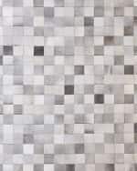Image 1 of 4: Croswell Hair on Hide Rug, 5' x 8'