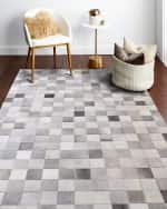 Image 2 of 4: Croswell Hair on Hide Rug, 8' x 10'