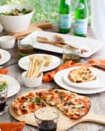 Image 4 of 4: Vietri Melamine Lastra Salad Plate