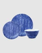 Image 2 of 2: Vietri Santorini Stripe Dinner Plate