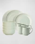 Image 1 of 2: Juliska Bilbao 16pc Place Setting - Sage