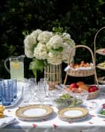 Image 3 of 3: Juliska Bamboo Caning Melamine Dessert Salad Plate