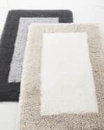 Image 2 of 2: Graccioza Bicolor Bath Rug, 39" x 24"