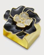 Image 1 of 2: Nomi K Spring Flower Napkin Rings, Set of 4 