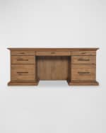 Image 1 of 5: Hooker Furniture Big Sky Executive Desk 