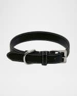 Image 3 of 3: ROYCE New York Personalized Leather Small Dog Collar