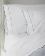 Image 2 of 2: Sferra Pettine King Pillowcase