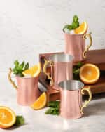 Image 3 of 5: Coppermill Kitchen Vintage-Inspired Cocktail Mugs, Set of 4 