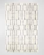 Image 1 of 2: Ashley Childers for Global Views Genome Hand-Loomed Rug, 10' x 14'