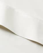Image 2 of 3: Ralph Lauren Home Organic 464 Percale  Fitted Sheet , TWIN