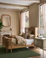 Image 2 of 4: Ralph Lauren Home Organic 464 Percale  Fitted Sheet , QUEEN