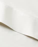 Image 2 of 3: Ralph Lauren Home Organic 464 Percale  Fitted Sheet , QUEEN