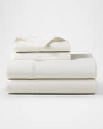 Image 1 of 2: Ralph Lauren Home Organic 464 Percale Flat Sheet , KING