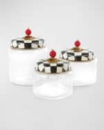MacKenzie Childs Courtly Check Canisters Matching Items Horchow
