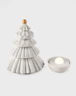 Image 3 of 4: Lladro Christmas Tree Table Lamps
