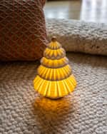 Image 4 of 4: Lladro Christmas Tree Table Lamps