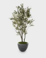 Image 3 of 6: John-Richard Collection Faux Natural Olive Tree in Ceramic Pot - 112"