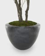 Image 4 of 6: John-Richard Collection Faux Natural Olive Tree in Ceramic Pot - 112"