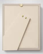 Image 3 of 5: AERIN Varda Lacquer Photo Frame, French Blue - 8x10 