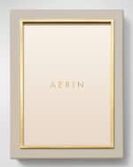 Image 2 of 4: AERIN Varda Lacquer Photo Frame, French Blue - 5x7