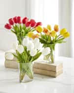 Image 1 of 3: John-Richard Collection Real Touch Spring Tulips Arrangement 
