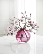 Image 1 of 3: John-Richard Collection Plum Magnolia 17" Faux Floral Arrangement