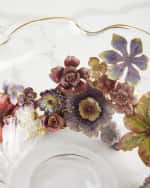 Image 3 of 6: Jay Strongwater Large Bouquet Ruffle Flower Bowl