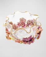 Image 2 of 4: Jay Strongwater Small Bouquet Ruffle Flower Bowl