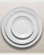 Image 2 of 3: L'Objet Corde Dinner Plate, White