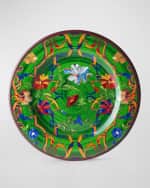Image 2 of 2: Mario Luca Giusti Pancale Green Dinner Plate