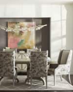 Image 2 of 3: Kim Seybert Gardenia Napkin Ring in White 
