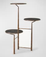 Image 3 of 3: Global Views Unity Pedestal Side Table 