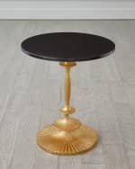 Image 1 of 2: Global Views Fluted Side Table