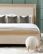 Image 4 of 5: Ashley Childers for Global Views Paxton Queen Bed