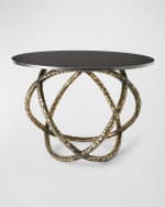 Image 2 of 2: Global Views Astro Round Dining Table, 42" 