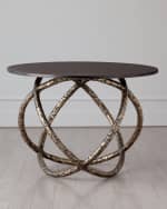 Image 1 of 2: Global Views Astro Round Dining Table, 42" 