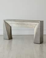 Image 1 of 5: Global Views Marisol Deco Console Table