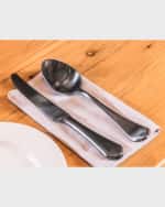 Image 2 of 2: Mepra Dolce Vita 7-Piece Serve Flatware Set - Pewter Bronze