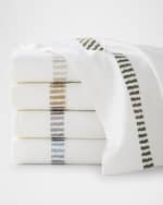 Image 4 of 4: Amity Home Savona Embroidered Pillowcase Pair, King