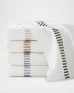 Image 1 of 4: Amity Home Savona 400 Thread Count Embroidered King Sheet Set